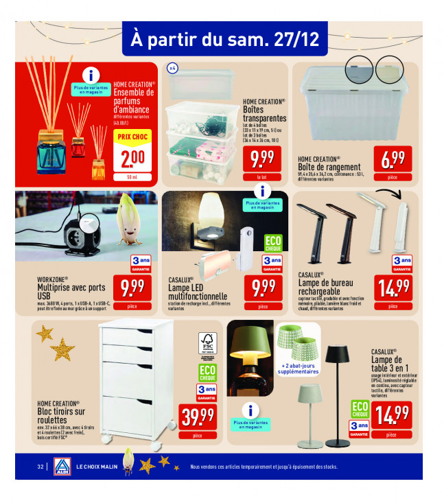 Aldi Dépliant 22.12.2025