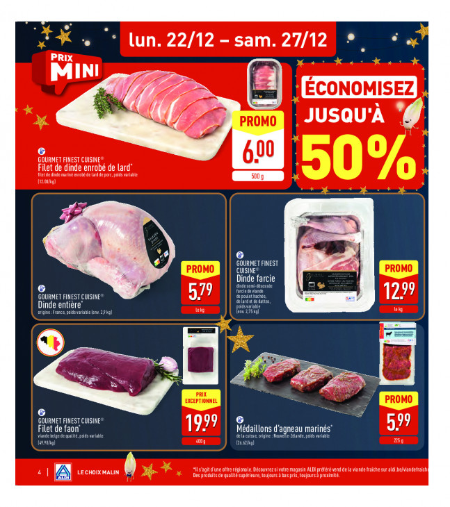 Aldi Dépliant 22.12.2025