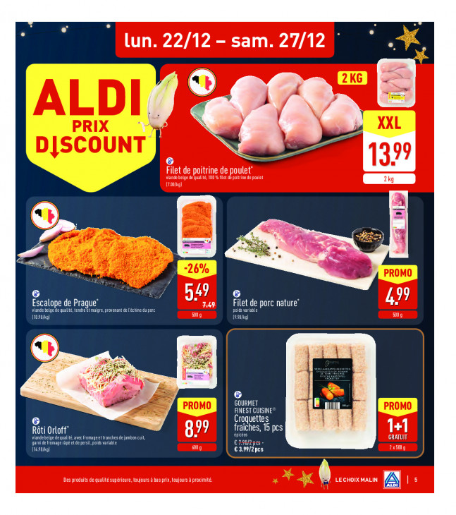 Aldi Dépliant 22.12.2025