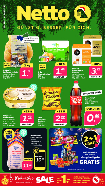 Netto Angebote ab 22.12.25 bis 27.12.25
