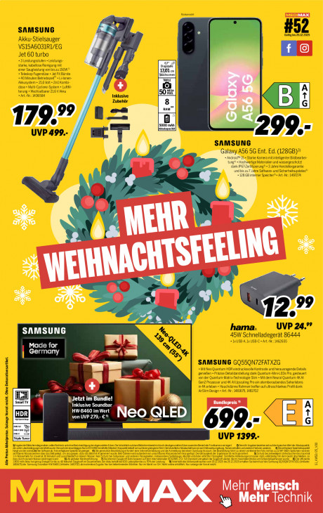 MEDIMAX Angebote ab 19.12.25 bis 26.12.25