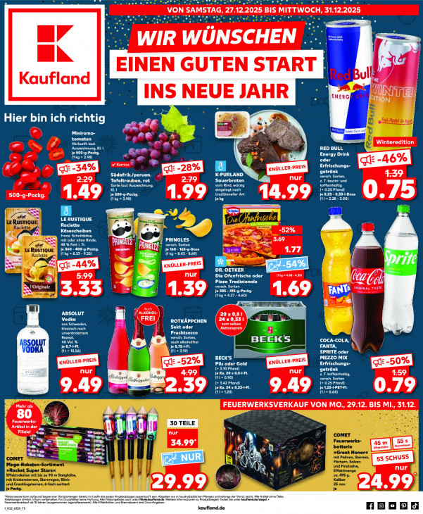 Kaufland Angebote ab 27.12.25 bis 31.12.25