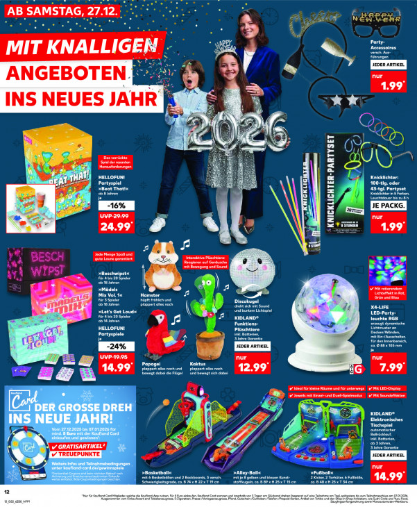Kaufland Angebote ab 27.12.25 bis 31.12.25