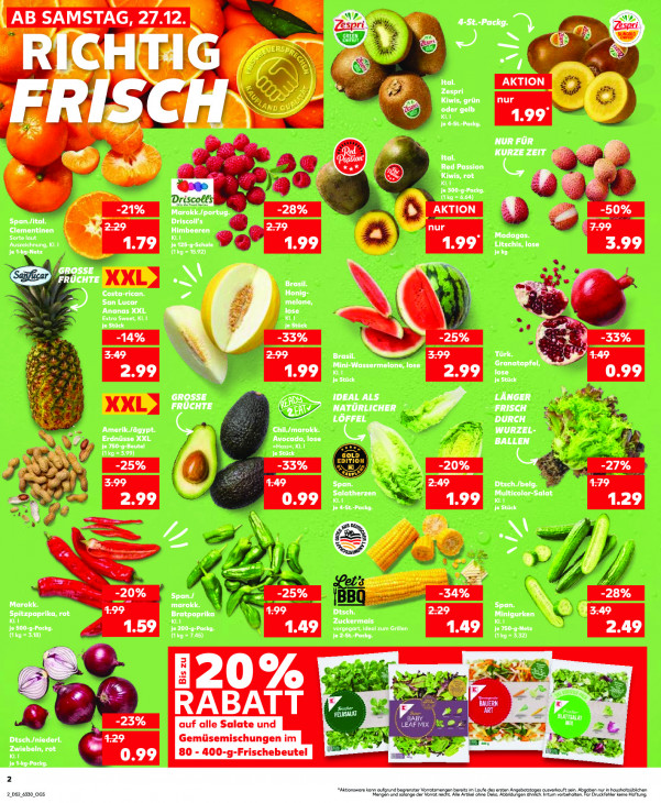 Kaufland Angebote ab 27.12.25 bis 31.12.25