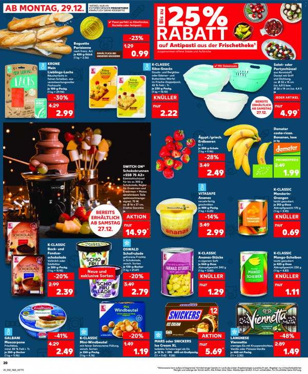 Kaufland Angebote ab 27.12.25 bis 31.12.25