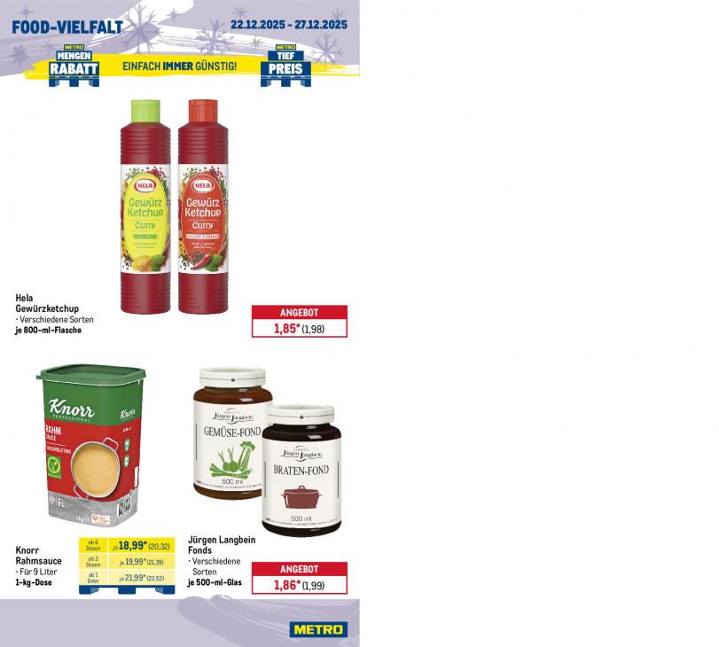 Metro Angebote ab 22.12.25 bis 27.12.25