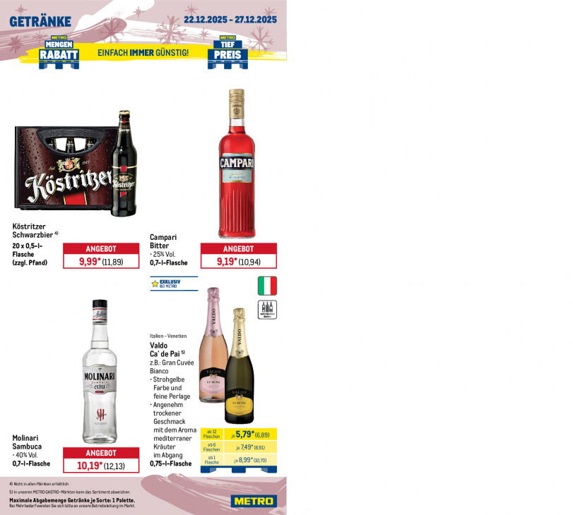 Metro Angebote ab 22.12.25 bis 27.12.25