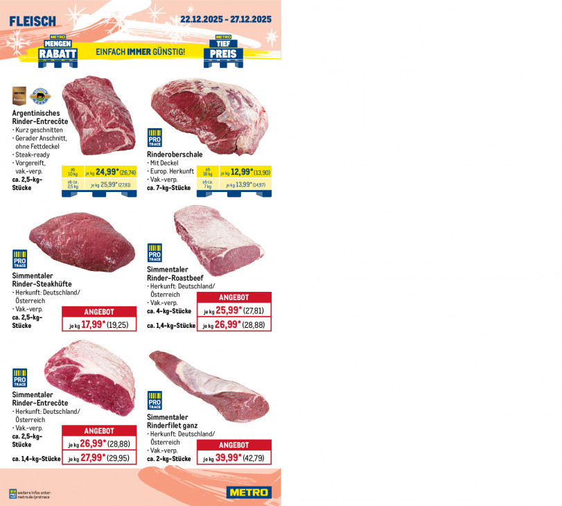 Metro Angebote ab 22.12.25 bis 27.12.25