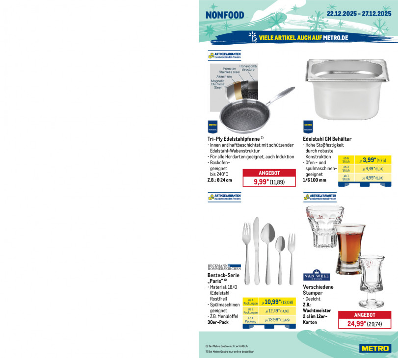 Metro Angebote ab 22.12.25 bis 27.12.25