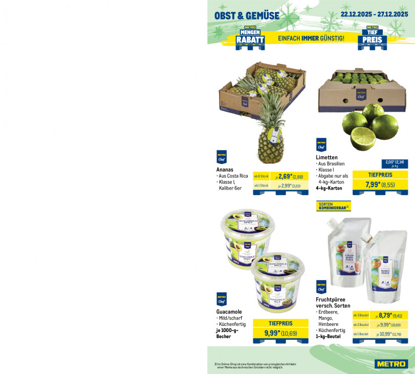 Metro Angebote ab 22.12.25 bis 27.12.25