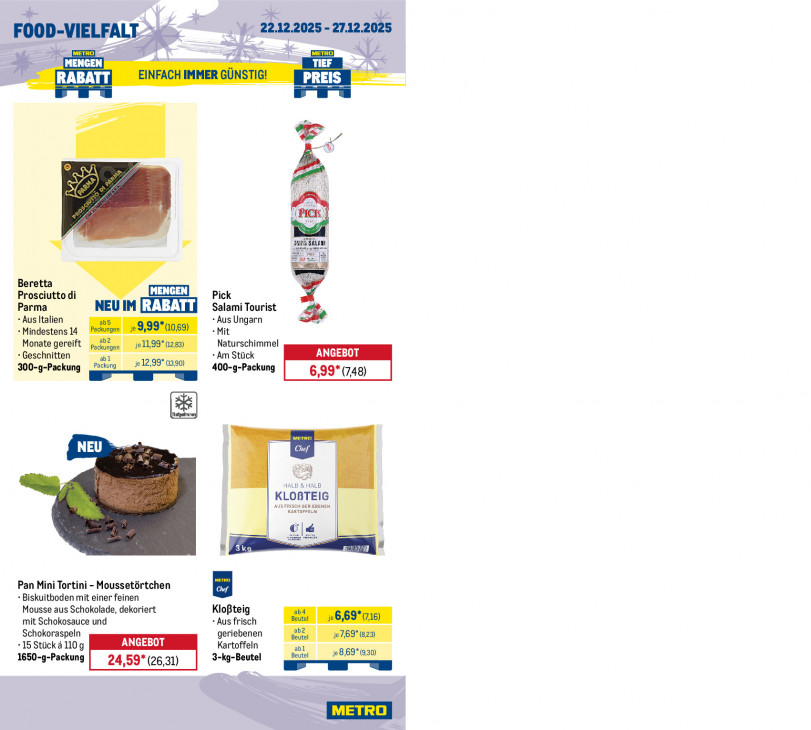 Metro Angebote ab 22.12.25 bis 27.12.25