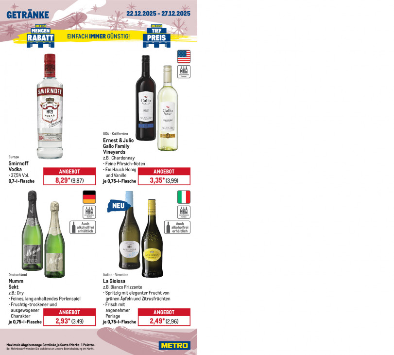 Metro Angebote ab 22.12.25 bis 27.12.25