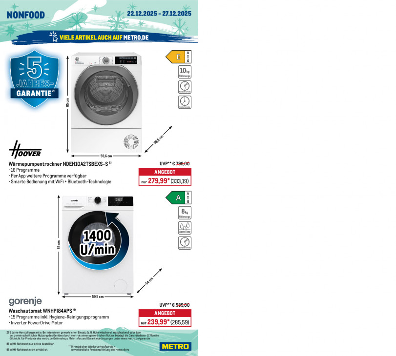 Metro Angebote ab 22.12.25 bis 27.12.25