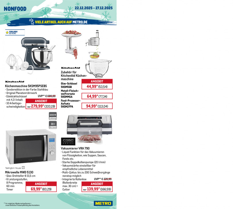 Metro Angebote ab 22.12.25 bis 27.12.25