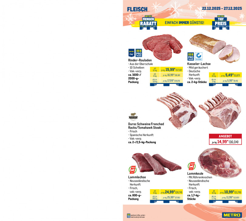 Metro Angebote ab 22.12.25 bis 27.12.25