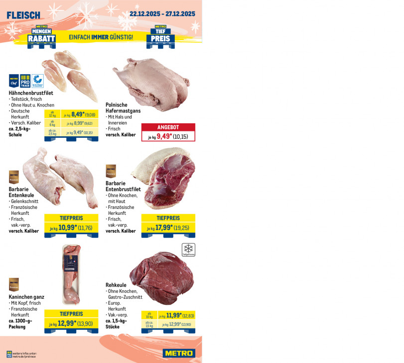 Metro Angebote ab 22.12.25 bis 27.12.25