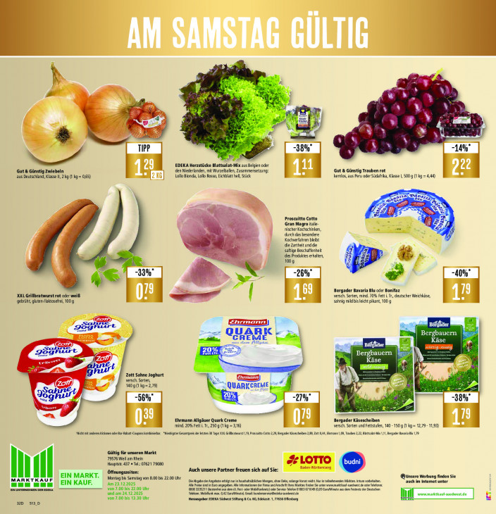 Marktkauf Angebote ab 22.12.25 bis 27.12.25