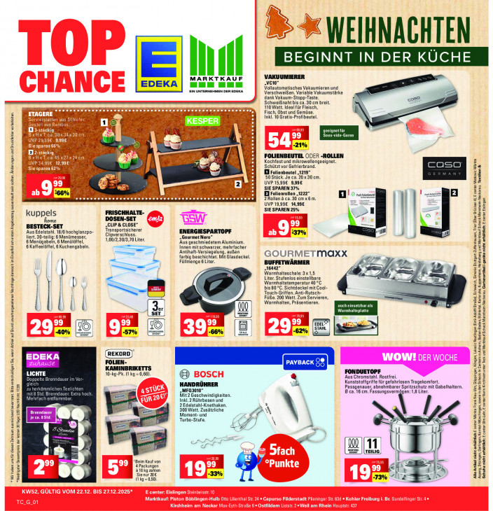 Marktkauf Angebote ab 22.12.25 bis 27.12.25