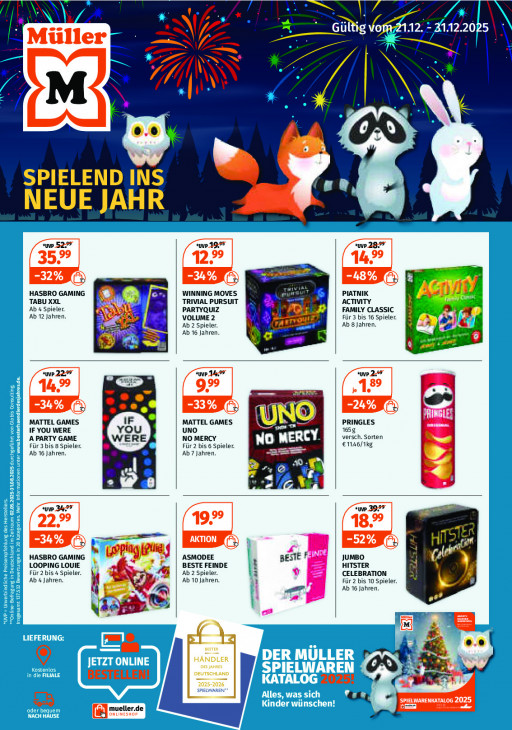 Müller Angebote ab 21.12.25 bis 31.12.25