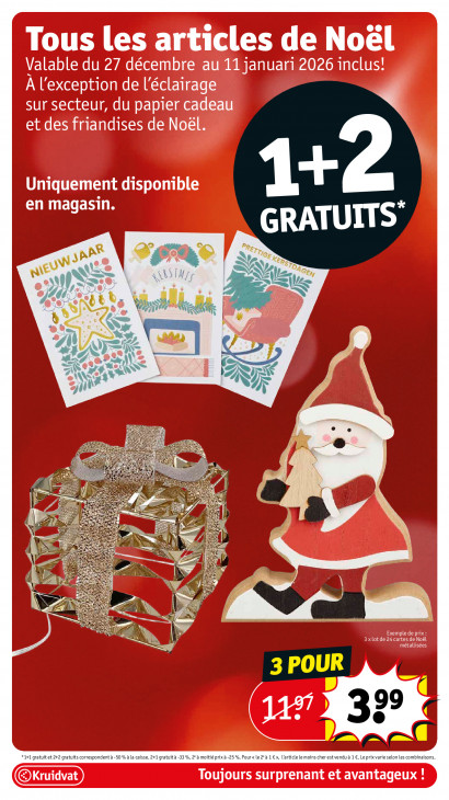 Kruidvat Dépliant 23.12.2025