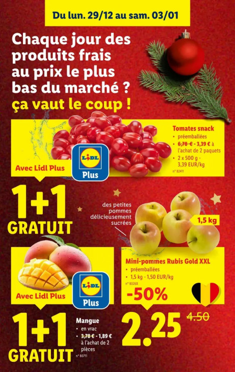 Lidl Dépliant 29.12.2025