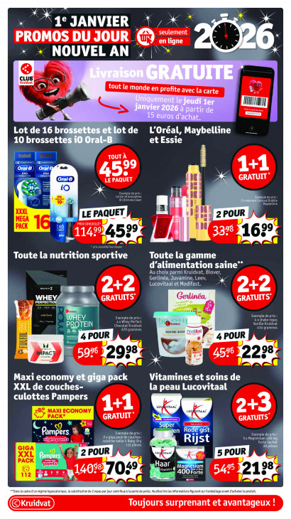 Kruidvat Dépliant 29.12.2025