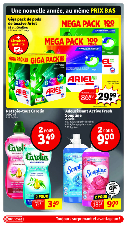 Kruidvat Dépliant 29.12.2025