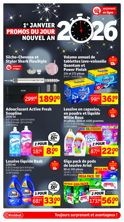 Kruidvat Dépliant 29.12.2025