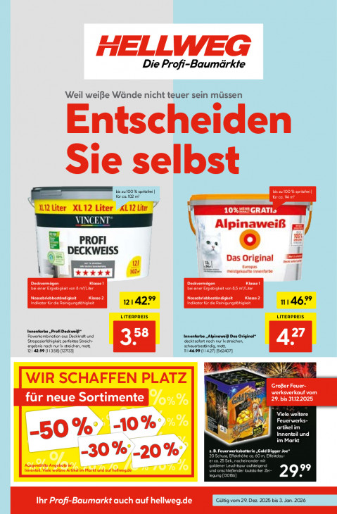 Hellweg Baumarkt Angebote ab 29.12.25 bis 03.01.26