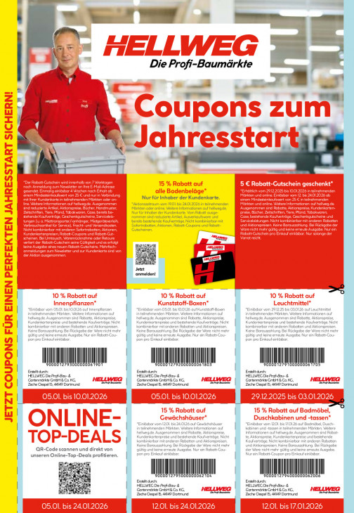 Hellweg Baumarkt Angebote ab 29.12.25 bis 03.01.26