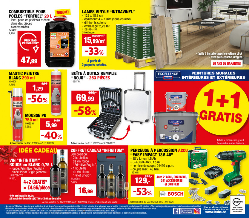 Hubo Dépliant 29.12.2025