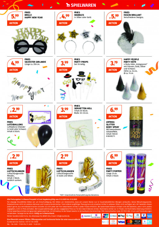 Müller Angebote ab 21.12.25 bis 31.12.25