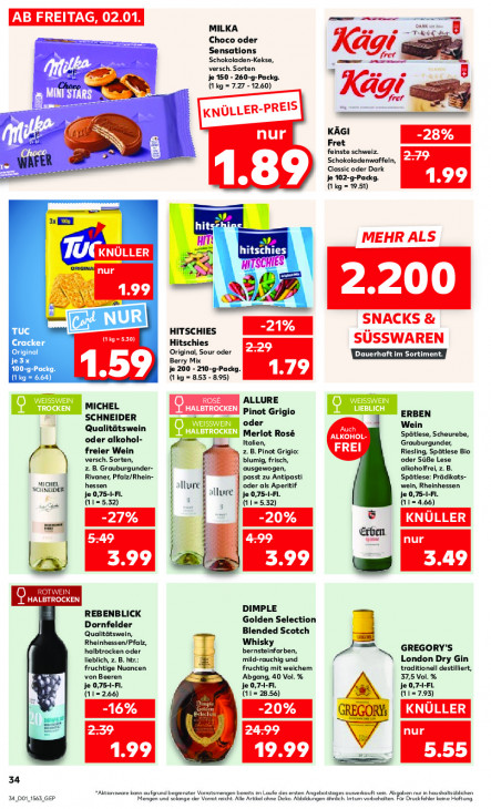 Kaufland Angebote ab 02.01.26 bis 07.01.26