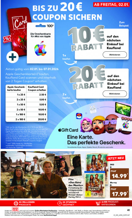 Kaufland Angebote ab 02.01.26 bis 07.01.26