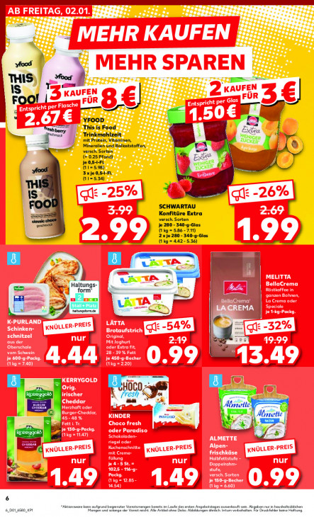 Kaufland Angebote ab 02.01.26 bis 07.01.26