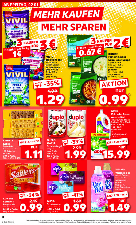Kaufland Angebote ab 02.01.26 bis 07.01.26