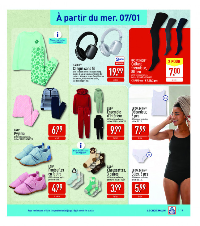 Aldi Dépliant 05.01.2026