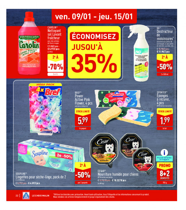 Aldi Dépliant 05.01.2026