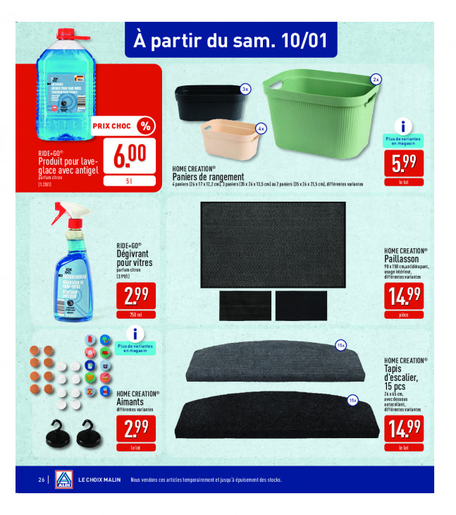 Aldi Dépliant 05.01.2026