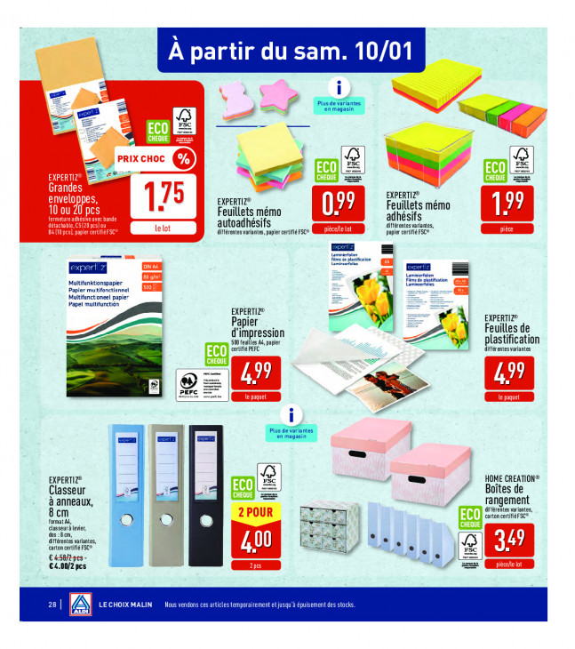 Aldi Dépliant 05.01.2026