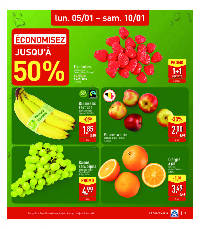 Aldi Dépliant 05.01.2026
