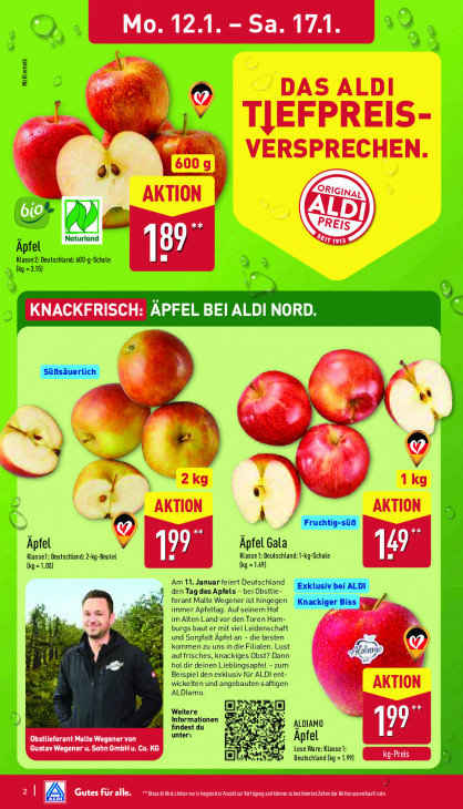 Aldi Nord Angebote ab 12.01.26 bis 17.01.26