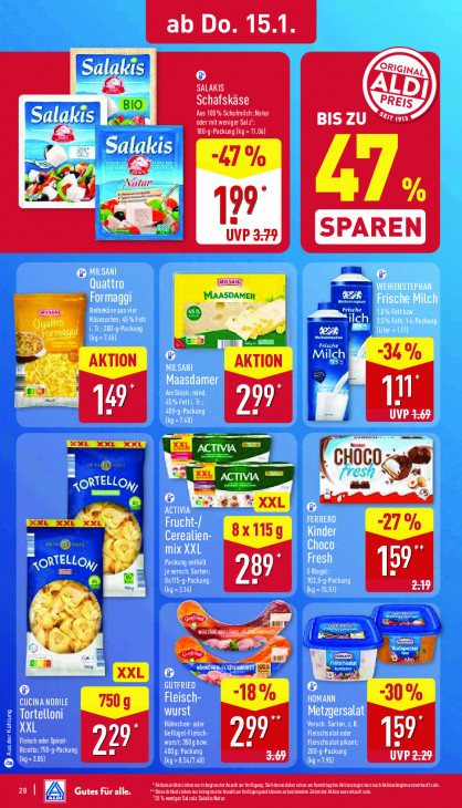 Aldi Nord Angebote ab 12.01.26 bis 17.01.26