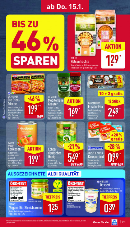 Aldi Nord Angebote ab 12.01.26 bis 17.01.26