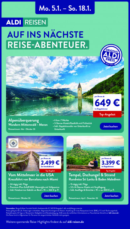 Aldi Nord Angebote ab 12.01.26 bis 17.01.26