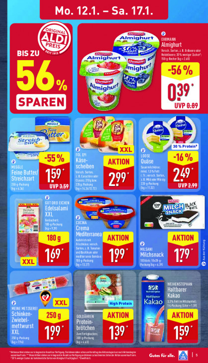 Aldi Nord Angebote ab 12.01.26 bis 17.01.26