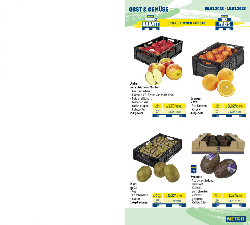 Metro Angebote ab 05.01.26 bis 10.01.26