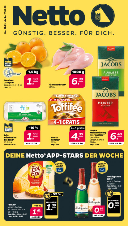Netto Angebote ab 12.01.26 - bis 17.01.26
