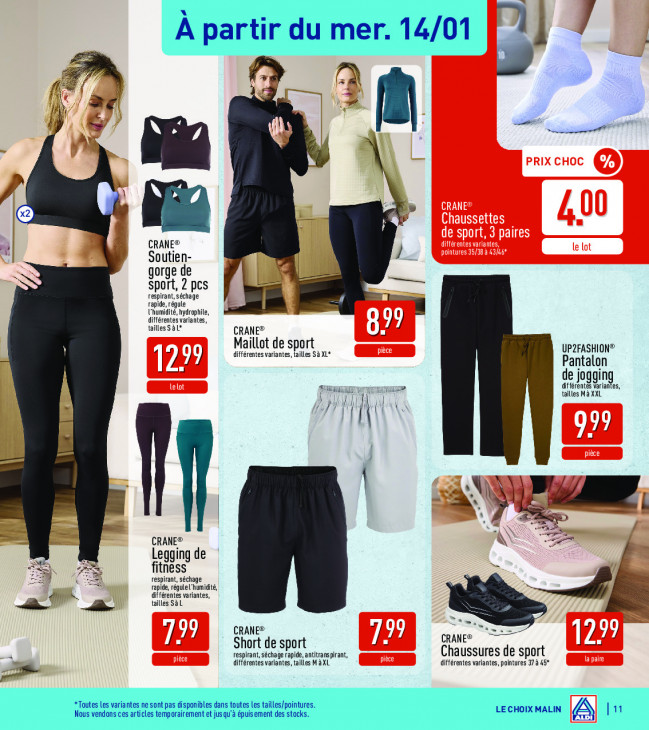 Aldi Dépliant 12.01.2026