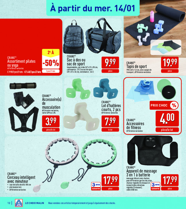 Aldi Dépliant 12.01.2026